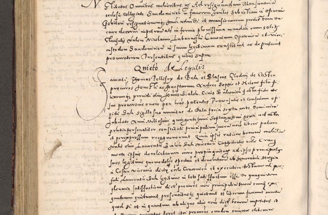 Zdjęcie nr 456 dla obiektu archiwalnego: [Liber actorum, vicariatus et officialatus Cracoviensis ad annum Domini 1574 et seqventes]