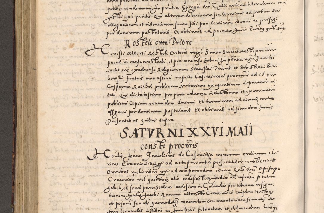 Zdjęcie nr 452 dla obiektu archiwalnego: [Liber actorum, vicariatus et officialatus Cracoviensis ad annum Domini 1574 et seqventes]