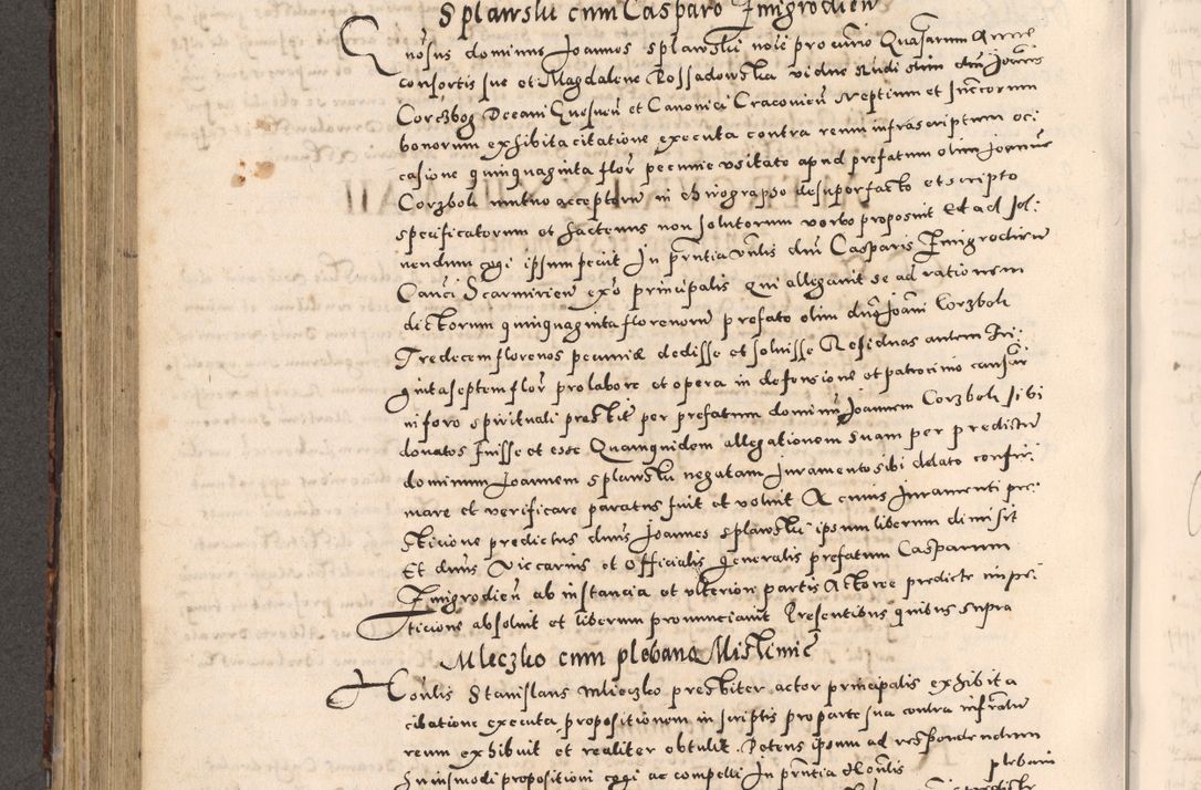 Zdjęcie nr 450 dla obiektu archiwalnego: [Liber actorum, vicariatus et officialatus Cracoviensis ad annum Domini 1574 et seqventes]