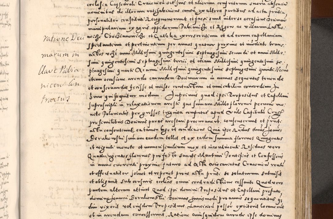 Zdjęcie nr 453 dla obiektu archiwalnego: [Liber actorum, vicariatus et officialatus Cracoviensis ad annum Domini 1574 et seqventes]