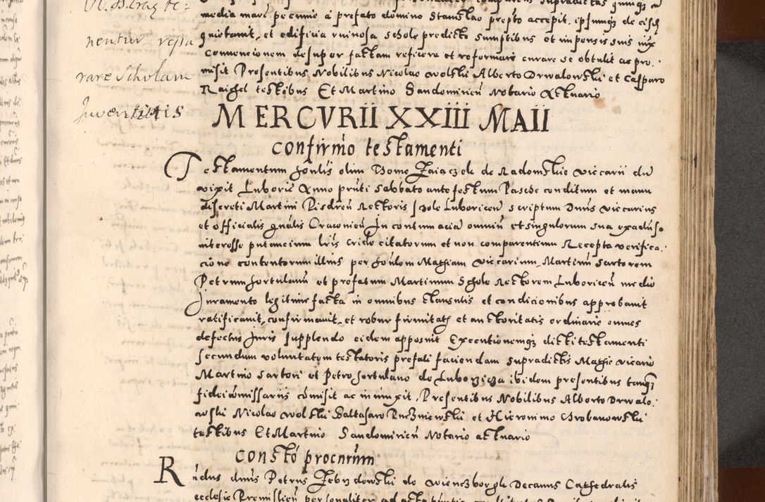 Zdjęcie nr 449 dla obiektu archiwalnego: [Liber actorum, vicariatus et officialatus Cracoviensis ad annum Domini 1574 et seqventes]