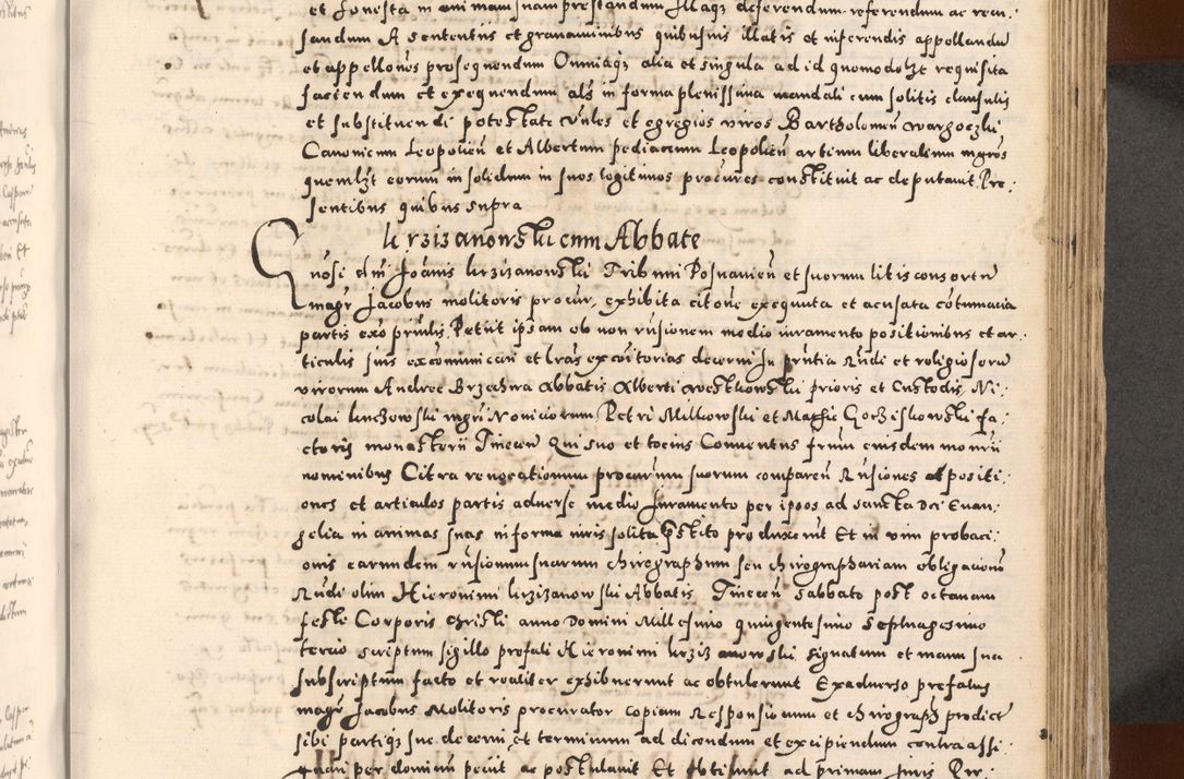 Zdjęcie nr 447 dla obiektu archiwalnego: [Liber actorum, vicariatus et officialatus Cracoviensis ad annum Domini 1574 et seqventes]