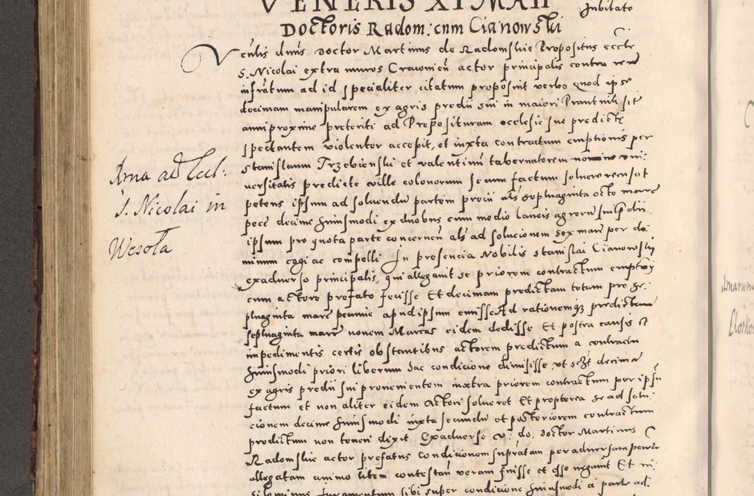 Zdjęcie nr 436 dla obiektu archiwalnego: [Liber actorum, vicariatus et officialatus Cracoviensis ad annum Domini 1574 et seqventes]