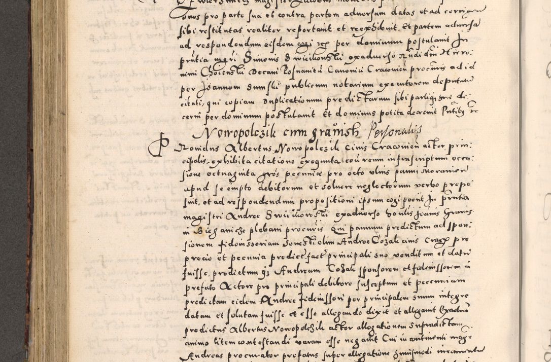 Zdjęcie nr 434 dla obiektu archiwalnego: [Liber actorum, vicariatus et officialatus Cracoviensis ad annum Domini 1574 et seqventes]