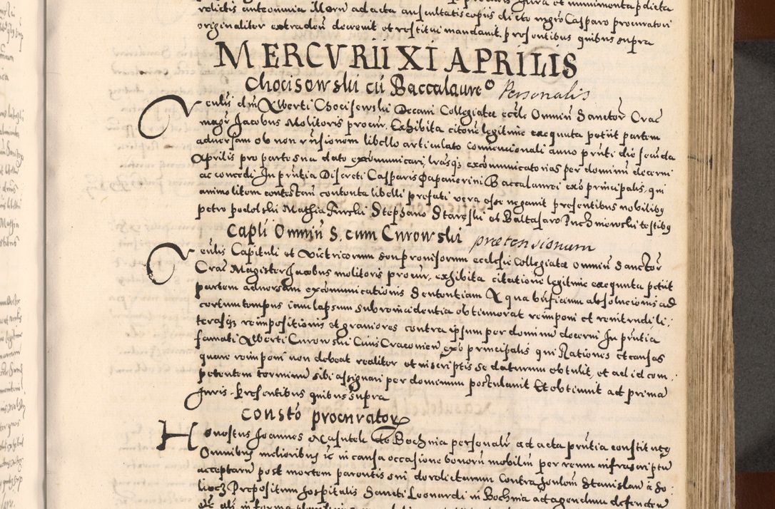 Zdjęcie nr 423 dla obiektu archiwalnego: [Liber actorum, vicariatus et officialatus Cracoviensis ad annum Domini 1574 et seqventes]