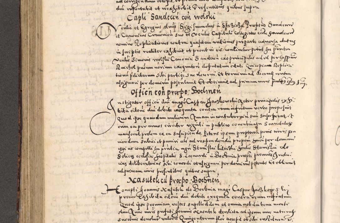 Zdjęcie nr 424 dla obiektu archiwalnego: [Liber actorum, vicariatus et officialatus Cracoviensis ad annum Domini 1574 et seqventes]