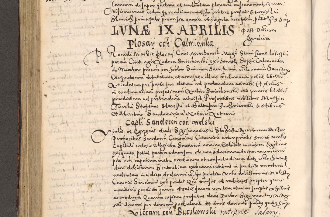 Zdjęcie nr 422 dla obiektu archiwalnego: [Liber actorum, vicariatus et officialatus Cracoviensis ad annum Domini 1574 et seqventes]