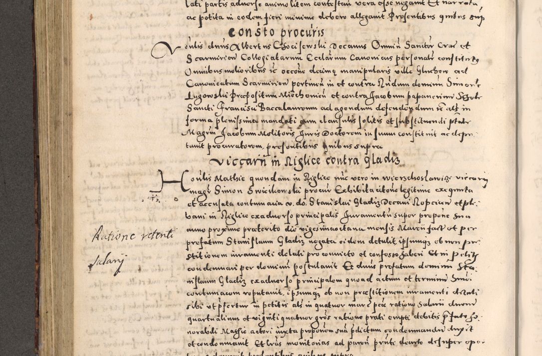Zdjęcie nr 416 dla obiektu archiwalnego: [Liber actorum, vicariatus et officialatus Cracoviensis ad annum Domini 1574 et seqventes]