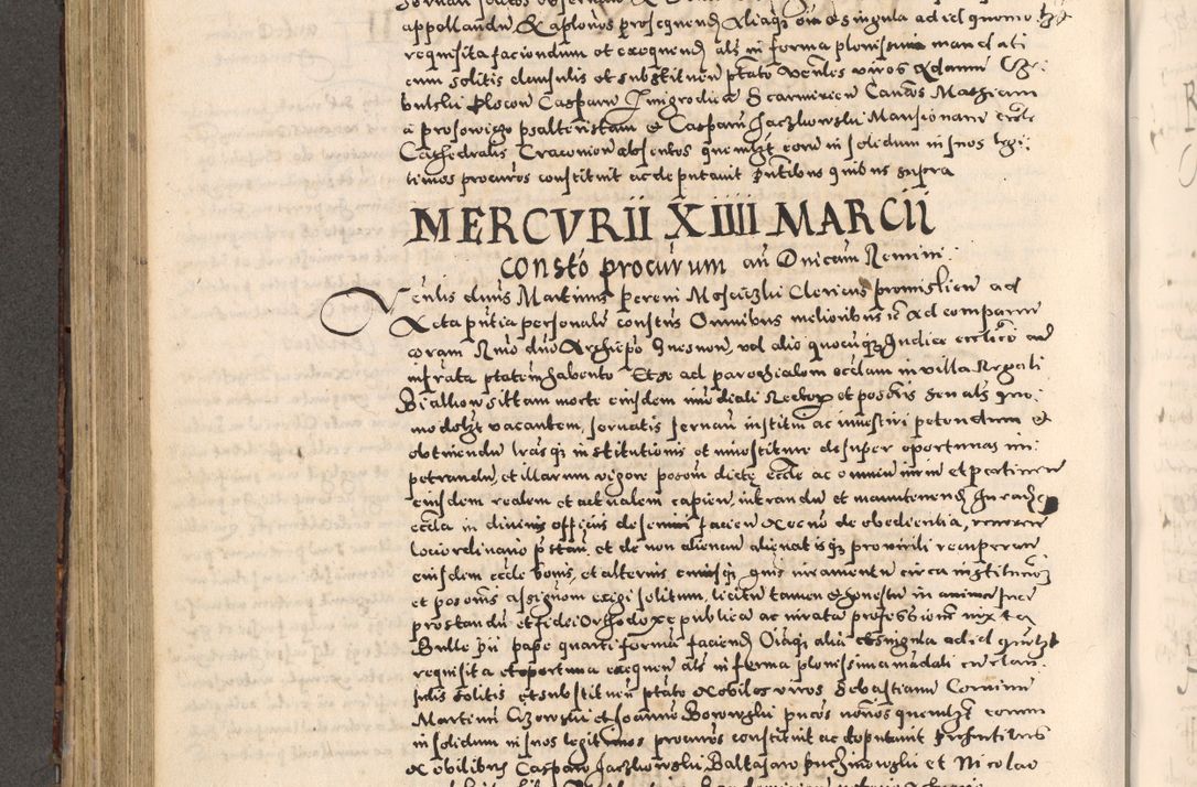 Zdjęcie nr 412 dla obiektu archiwalnego: [Liber actorum, vicariatus et officialatus Cracoviensis ad annum Domini 1574 et seqventes]