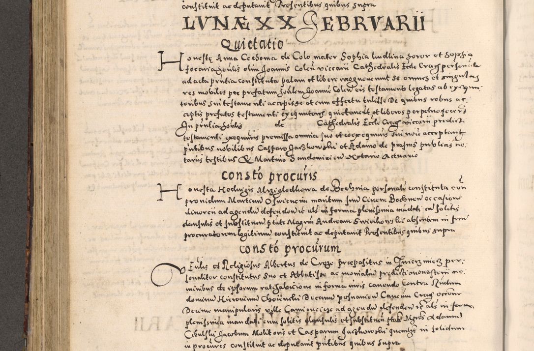 Zdjęcie nr 408 dla obiektu archiwalnego: [Liber actorum, vicariatus et officialatus Cracoviensis ad annum Domini 1574 et seqventes]