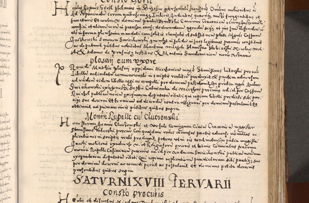 Zdjęcie nr 407 dla obiektu archiwalnego: [Liber actorum, vicariatus et officialatus Cracoviensis ad annum Domini 1574 et seqventes]