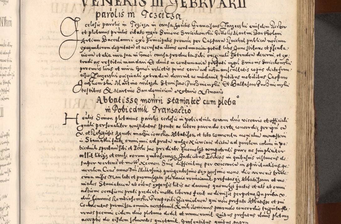 Zdjęcie nr 405 dla obiektu archiwalnego: [Liber actorum, vicariatus et officialatus Cracoviensis ad annum Domini 1574 et seqventes]