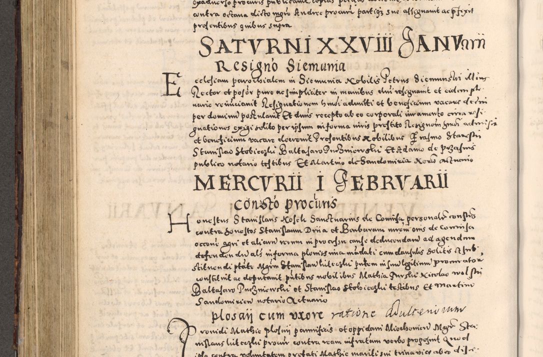 Zdjęcie nr 404 dla obiektu archiwalnego: [Liber actorum, vicariatus et officialatus Cracoviensis ad annum Domini 1574 et seqventes]