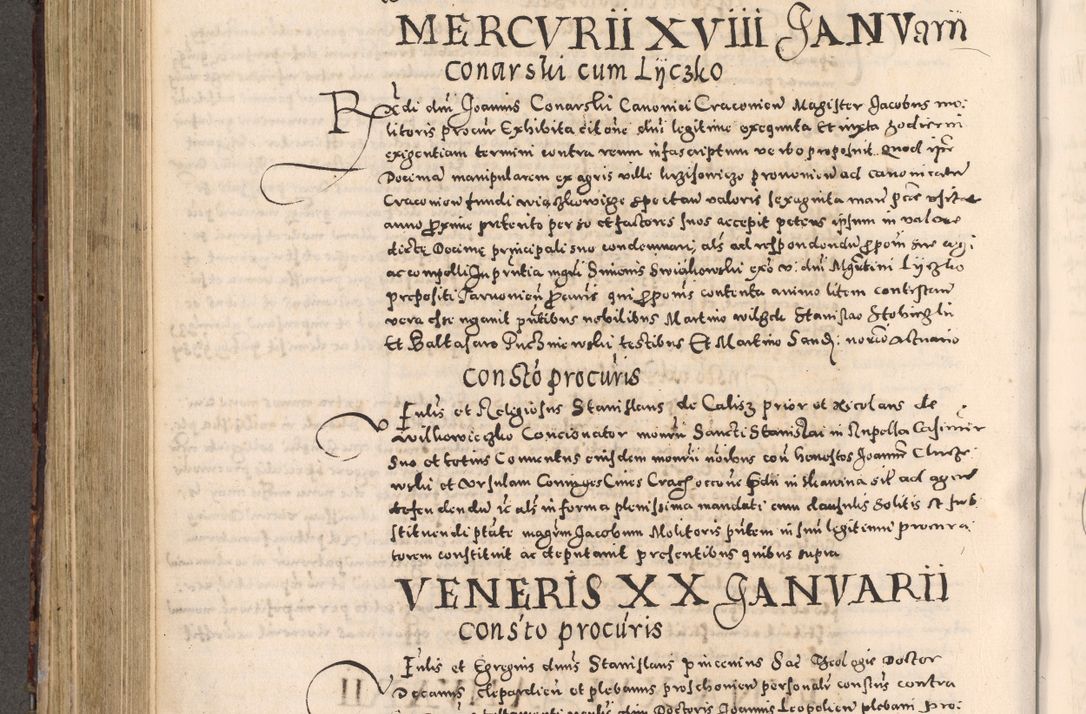 Zdjęcie nr 402 dla obiektu archiwalnego: [Liber actorum, vicariatus et officialatus Cracoviensis ad annum Domini 1574 et seqventes]
