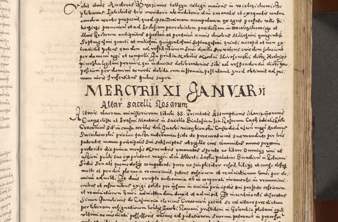 Zdjęcie nr 399 dla obiektu archiwalnego: [Liber actorum, vicariatus et officialatus Cracoviensis ad annum Domini 1574 et seqventes]