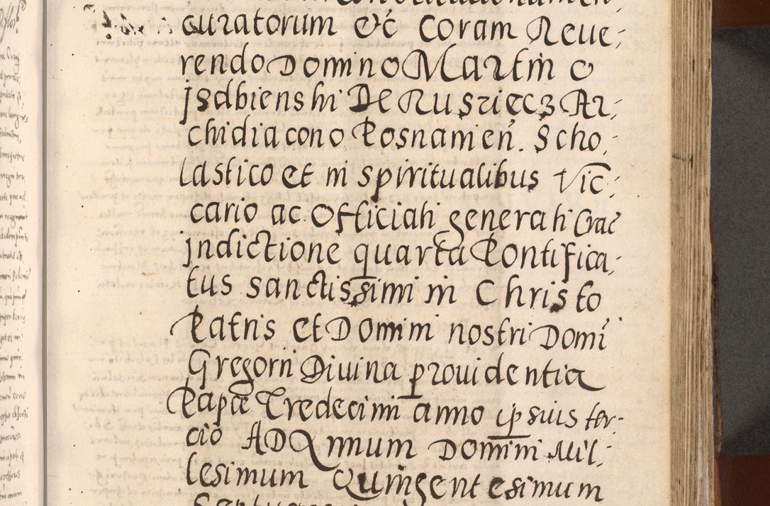 Zdjęcie nr 397 dla obiektu archiwalnego: [Liber actorum, vicariatus et officialatus Cracoviensis ad annum Domini 1574 et seqventes]