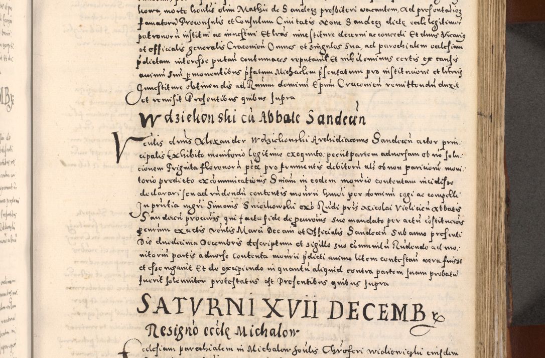 Zdjęcie nr 391 dla obiektu archiwalnego: [Liber actorum, vicariatus et officialatus Cracoviensis ad annum Domini 1574 et seqventes]