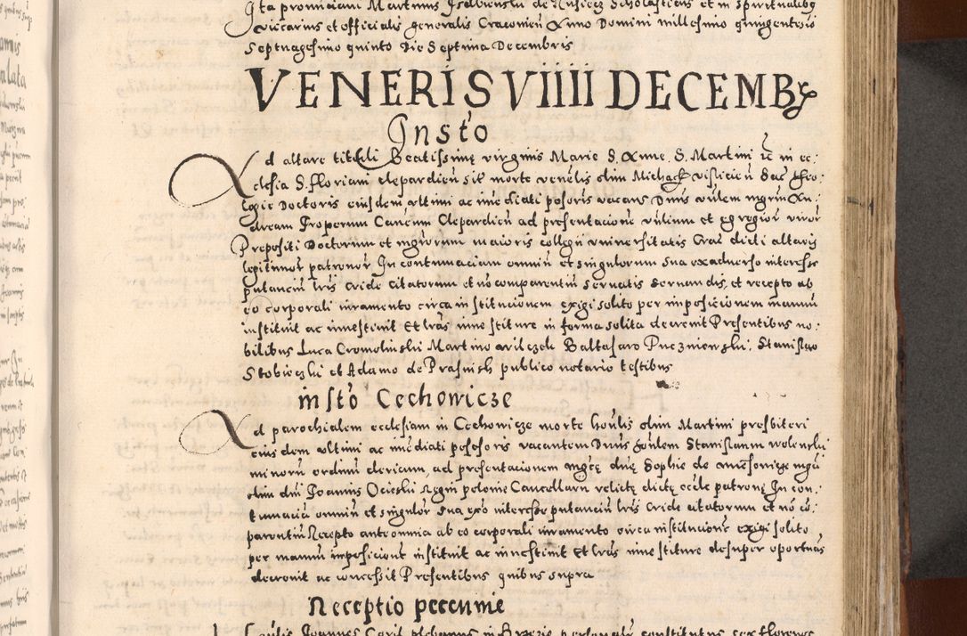 Zdjęcie nr 387 dla obiektu archiwalnego: [Liber actorum, vicariatus et officialatus Cracoviensis ad annum Domini 1574 et seqventes]