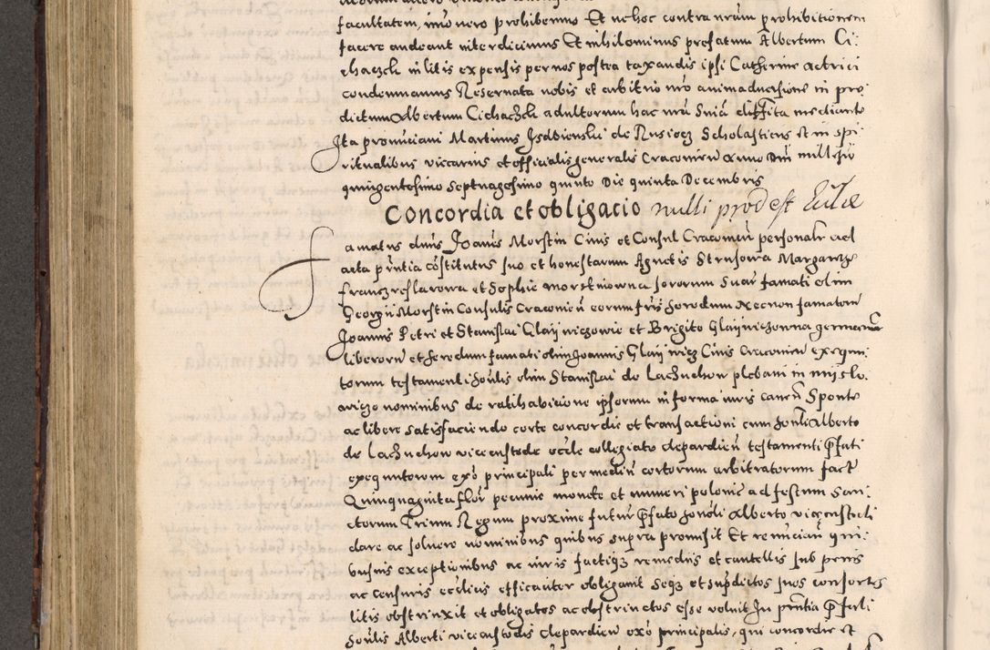 Zdjęcie nr 384 dla obiektu archiwalnego: [Liber actorum, vicariatus et officialatus Cracoviensis ad annum Domini 1574 et seqventes]