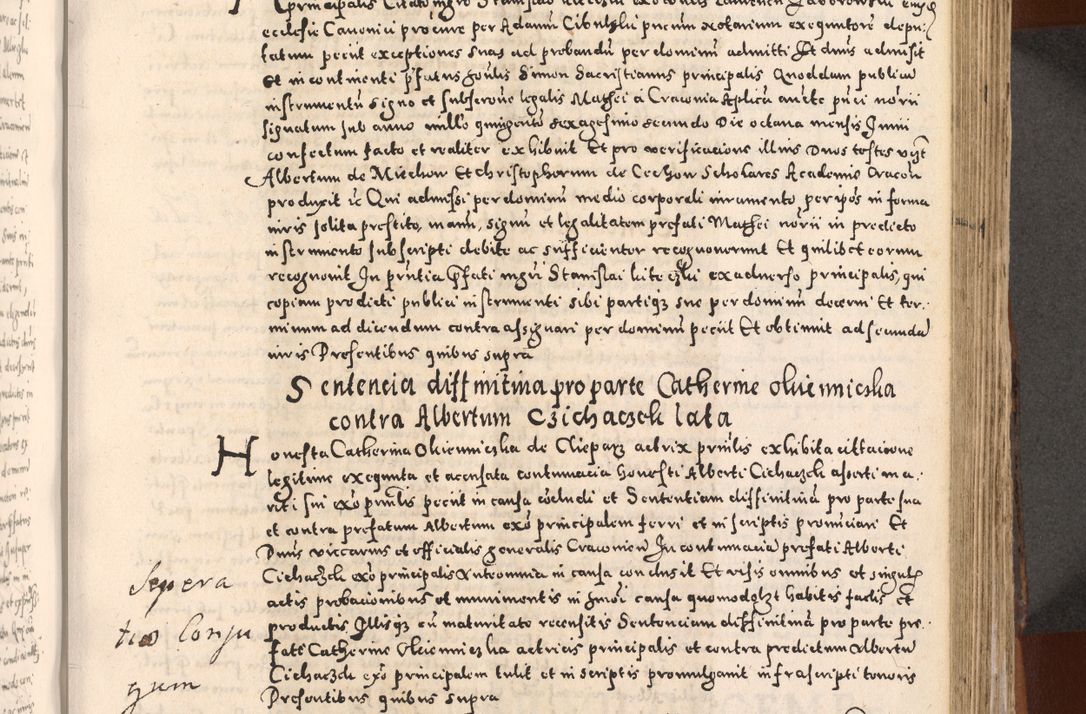 Zdjęcie nr 383 dla obiektu archiwalnego: [Liber actorum, vicariatus et officialatus Cracoviensis ad annum Domini 1574 et seqventes]