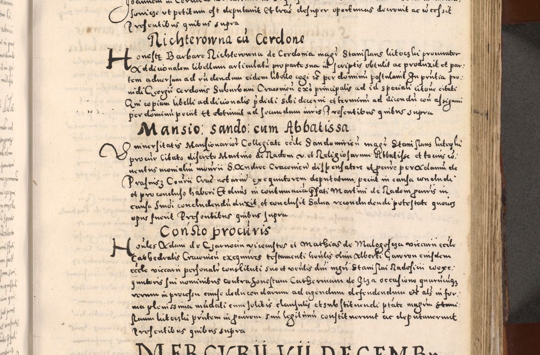 Zdjęcie nr 385 dla obiektu archiwalnego: [Liber actorum, vicariatus et officialatus Cracoviensis ad annum Domini 1574 et seqventes]