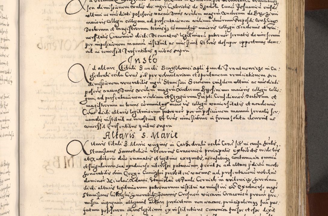 Zdjęcie nr 379 dla obiektu archiwalnego: [Liber actorum, vicariatus et officialatus Cracoviensis ad annum Domini 1574 et seqventes]