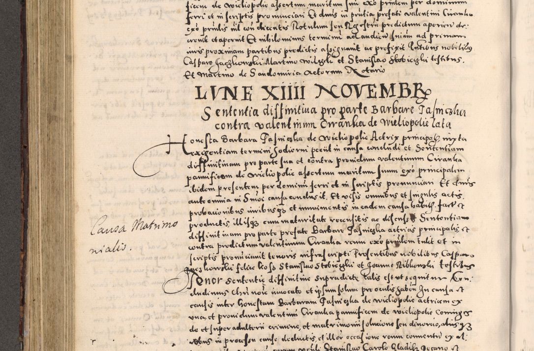 Zdjęcie nr 374 dla obiektu archiwalnego: [Liber actorum, vicariatus et officialatus Cracoviensis ad annum Domini 1574 et seqventes]