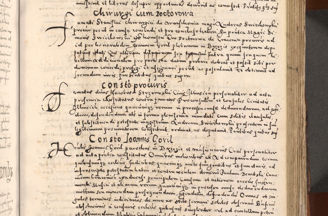 Zdjęcie nr 373 dla obiektu archiwalnego: [Liber actorum, vicariatus et officialatus Cracoviensis ad annum Domini 1574 et seqventes]