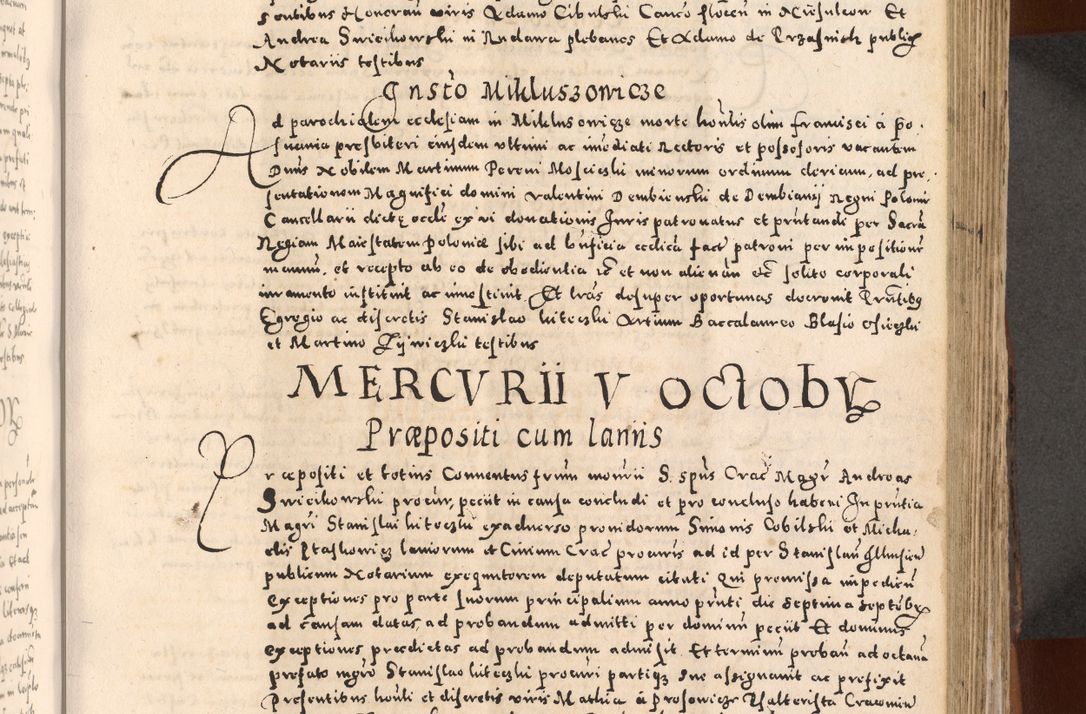 Zdjęcie nr 359 dla obiektu archiwalnego: [Liber actorum, vicariatus et officialatus Cracoviensis ad annum Domini 1574 et seqventes]
