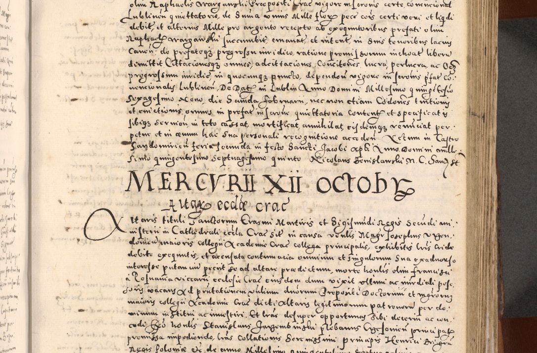 Zdjęcie nr 363 dla obiektu archiwalnego: [Liber actorum, vicariatus et officialatus Cracoviensis ad annum Domini 1574 et seqventes]