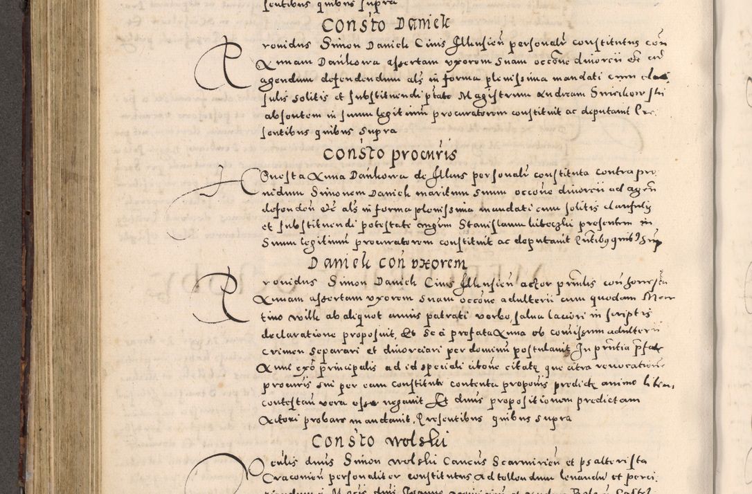 Zdjęcie nr 360 dla obiektu archiwalnego: [Liber actorum, vicariatus et officialatus Cracoviensis ad annum Domini 1574 et seqventes]