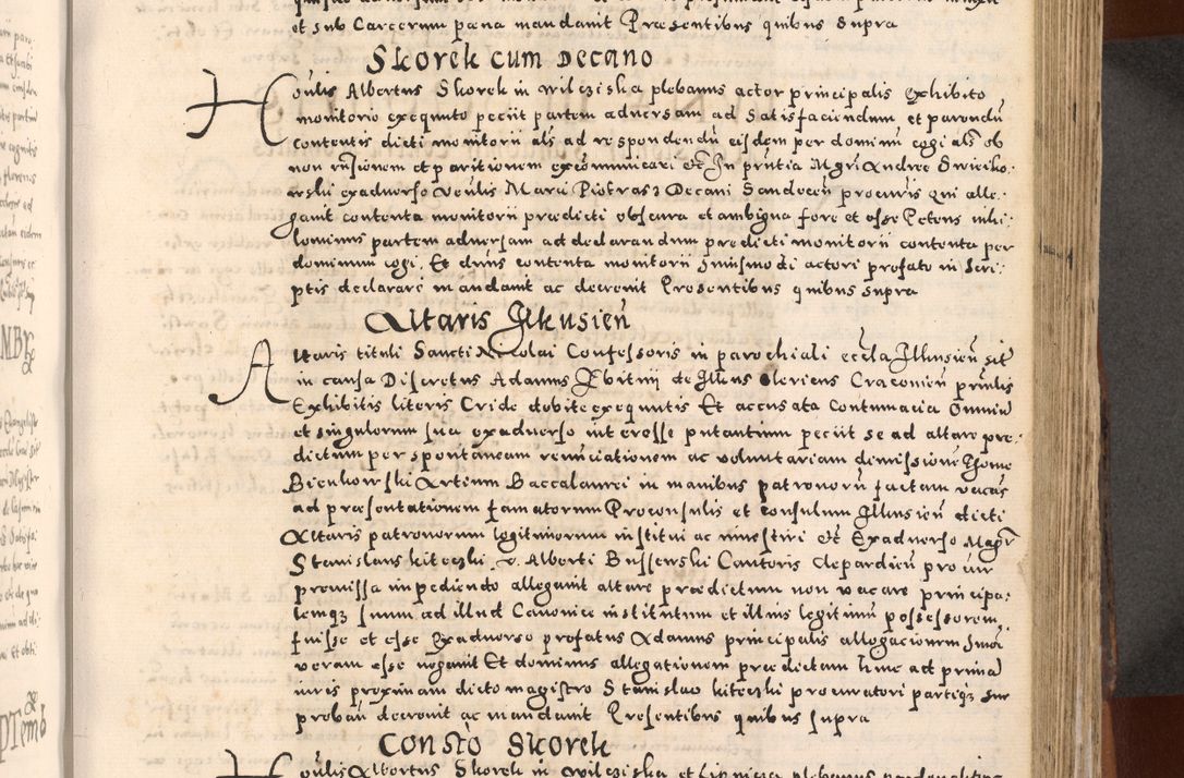 Zdjęcie nr 355 dla obiektu archiwalnego: [Liber actorum, vicariatus et officialatus Cracoviensis ad annum Domini 1574 et seqventes]