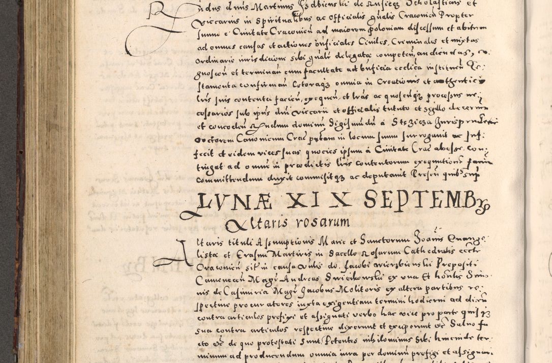 Zdjęcie nr 352 dla obiektu archiwalnego: [Liber actorum, vicariatus et officialatus Cracoviensis ad annum Domini 1574 et seqventes]