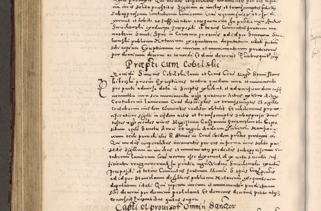 Zdjęcie nr 348 dla obiektu archiwalnego: [Liber actorum, vicariatus et officialatus Cracoviensis ad annum Domini 1574 et seqventes]