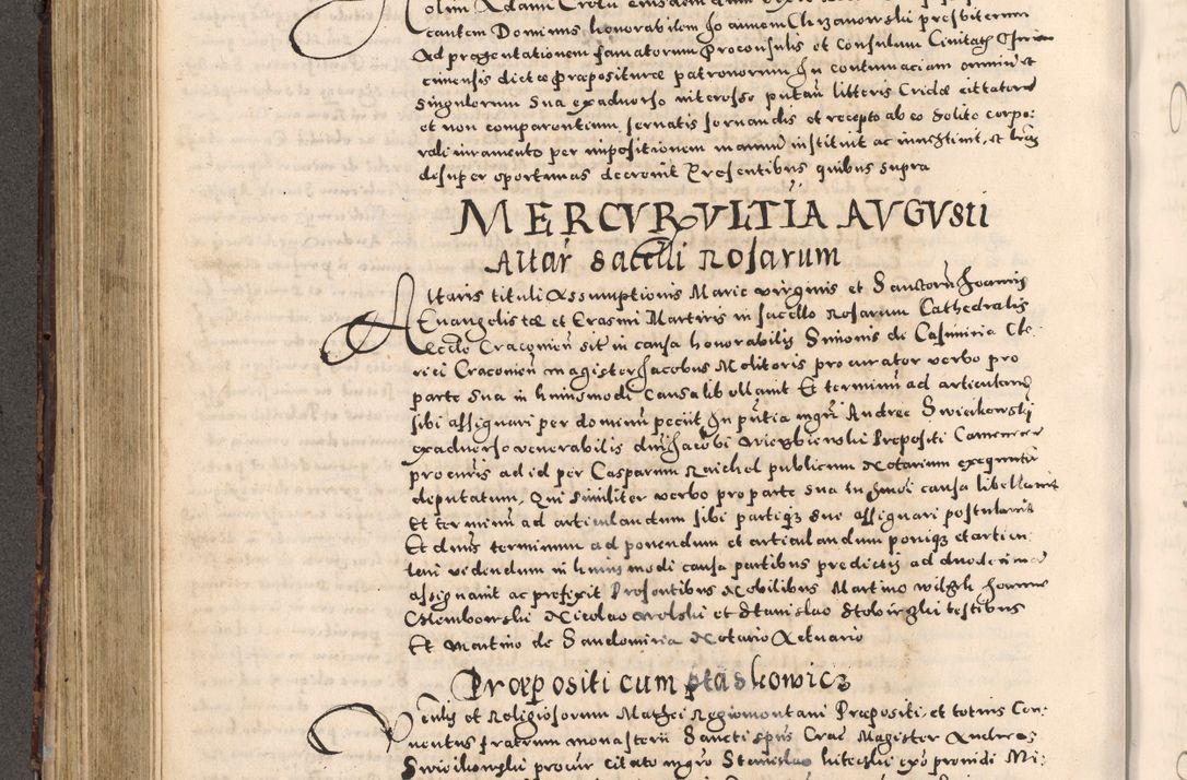 Zdjęcie nr 344 dla obiektu archiwalnego: [Liber actorum, vicariatus et officialatus Cracoviensis ad annum Domini 1574 et seqventes]