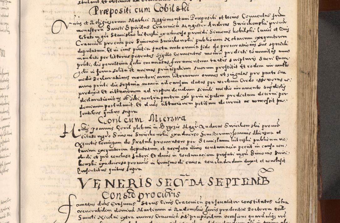 Zdjęcie nr 345 dla obiektu archiwalnego: [Liber actorum, vicariatus et officialatus Cracoviensis ad annum Domini 1574 et seqventes]