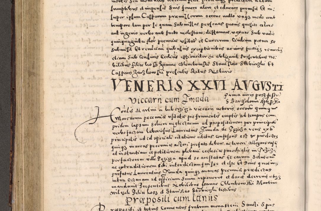 Zdjęcie nr 340 dla obiektu archiwalnego: [Liber actorum, vicariatus et officialatus Cracoviensis ad annum Domini 1574 et seqventes]