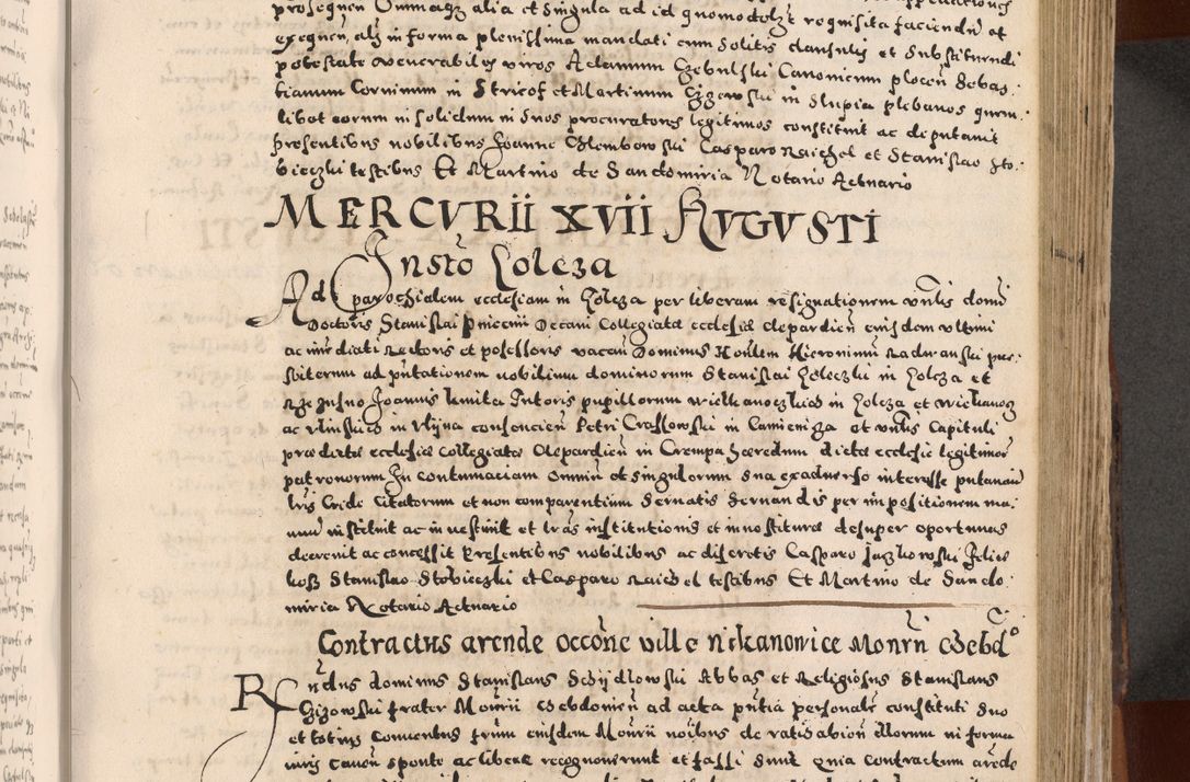 Zdjęcie nr 337 dla obiektu archiwalnego: [Liber actorum, vicariatus et officialatus Cracoviensis ad annum Domini 1574 et seqventes]
