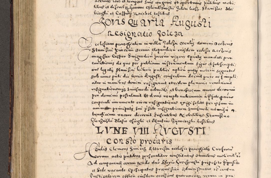 Zdjęcie nr 334 dla obiektu archiwalnego: [Liber actorum, vicariatus et officialatus Cracoviensis ad annum Domini 1574 et seqventes]