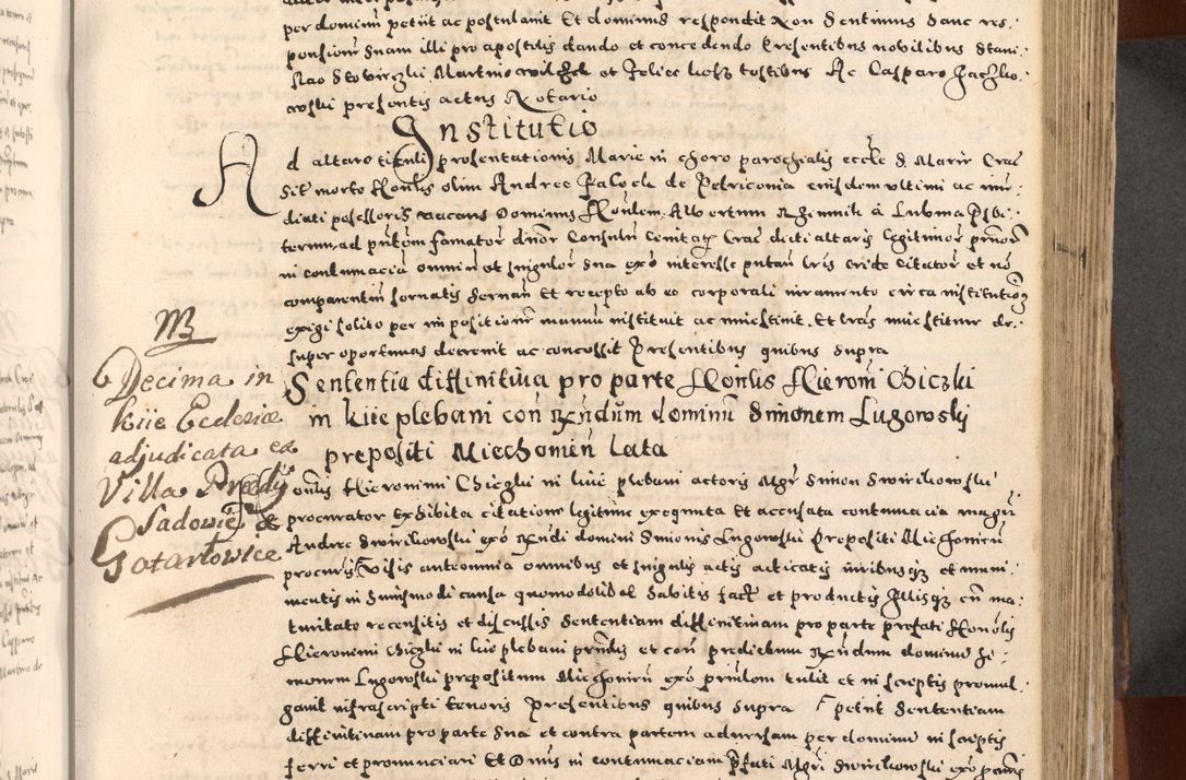 Zdjęcie nr 331 dla obiektu archiwalnego: [Liber actorum, vicariatus et officialatus Cracoviensis ad annum Domini 1574 et seqventes]