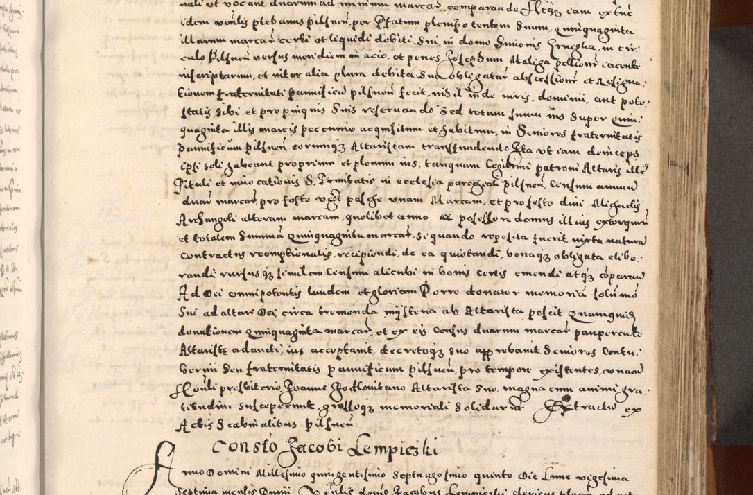 Zdjęcie nr 329 dla obiektu archiwalnego: [Liber actorum, vicariatus et officialatus Cracoviensis ad annum Domini 1574 et seqventes]