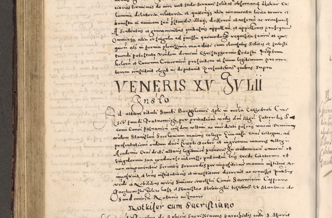 Zdjęcie nr 330 dla obiektu archiwalnego: [Liber actorum, vicariatus et officialatus Cracoviensis ad annum Domini 1574 et seqventes]