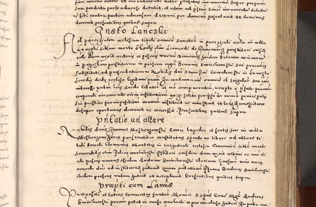Zdjęcie nr 325 dla obiektu archiwalnego: [Liber actorum, vicariatus et officialatus Cracoviensis ad annum Domini 1574 et seqventes]