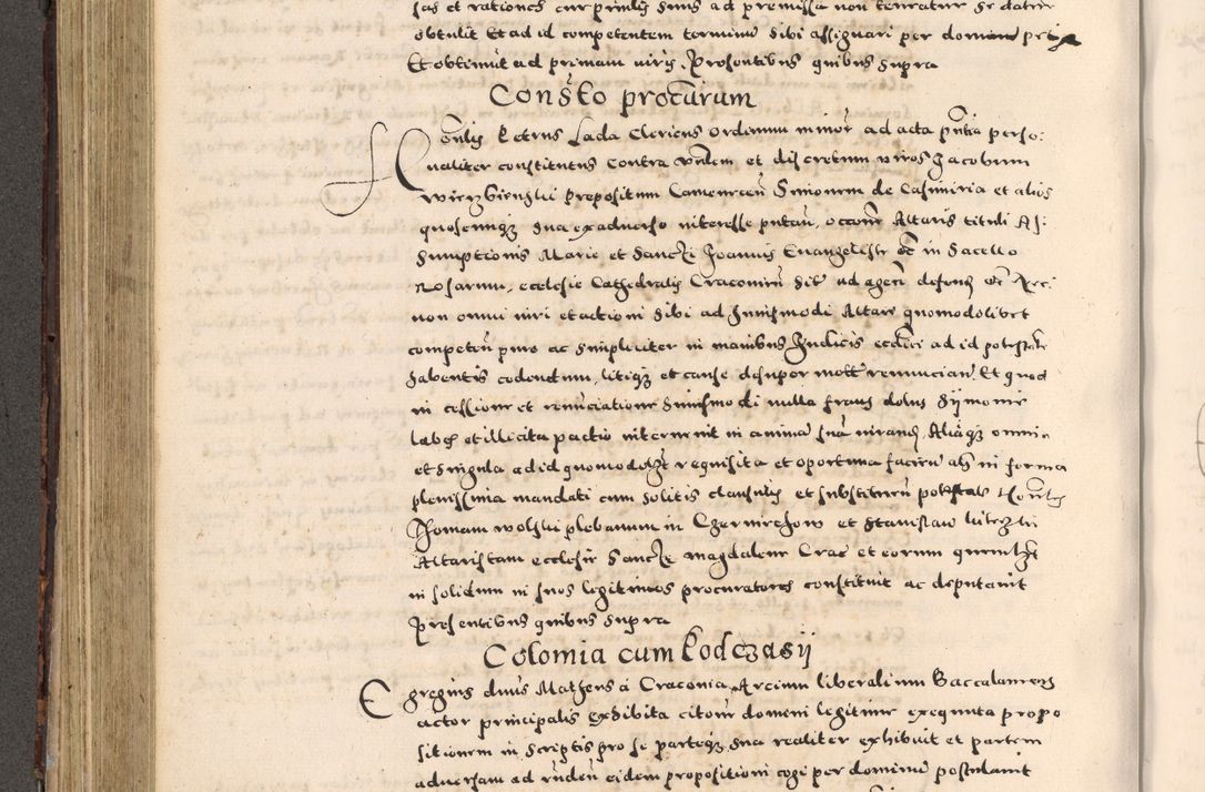 Zdjęcie nr 322 dla obiektu archiwalnego: [Liber actorum, vicariatus et officialatus Cracoviensis ad annum Domini 1574 et seqventes]