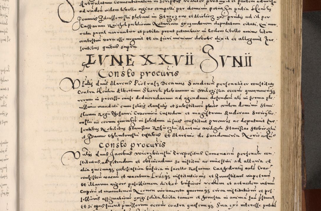 Zdjęcie nr 319 dla obiektu archiwalnego: [Liber actorum, vicariatus et officialatus Cracoviensis ad annum Domini 1574 et seqventes]