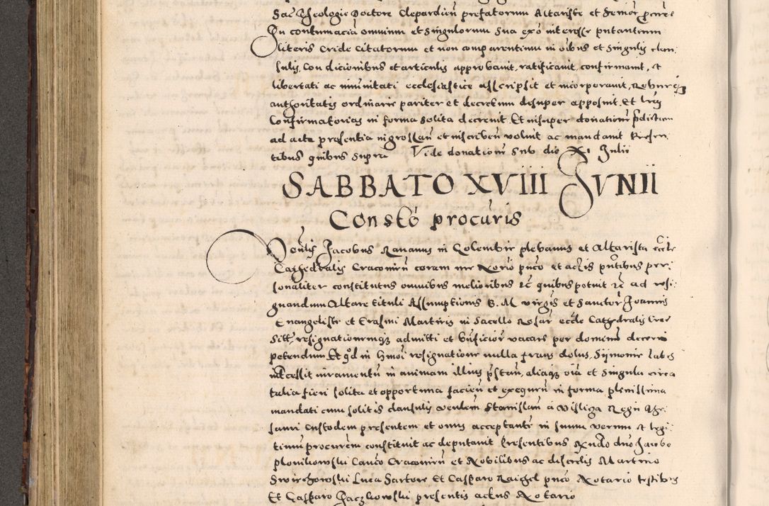 Zdjęcie nr 314 dla obiektu archiwalnego: [Liber actorum, vicariatus et officialatus Cracoviensis ad annum Domini 1574 et seqventes]