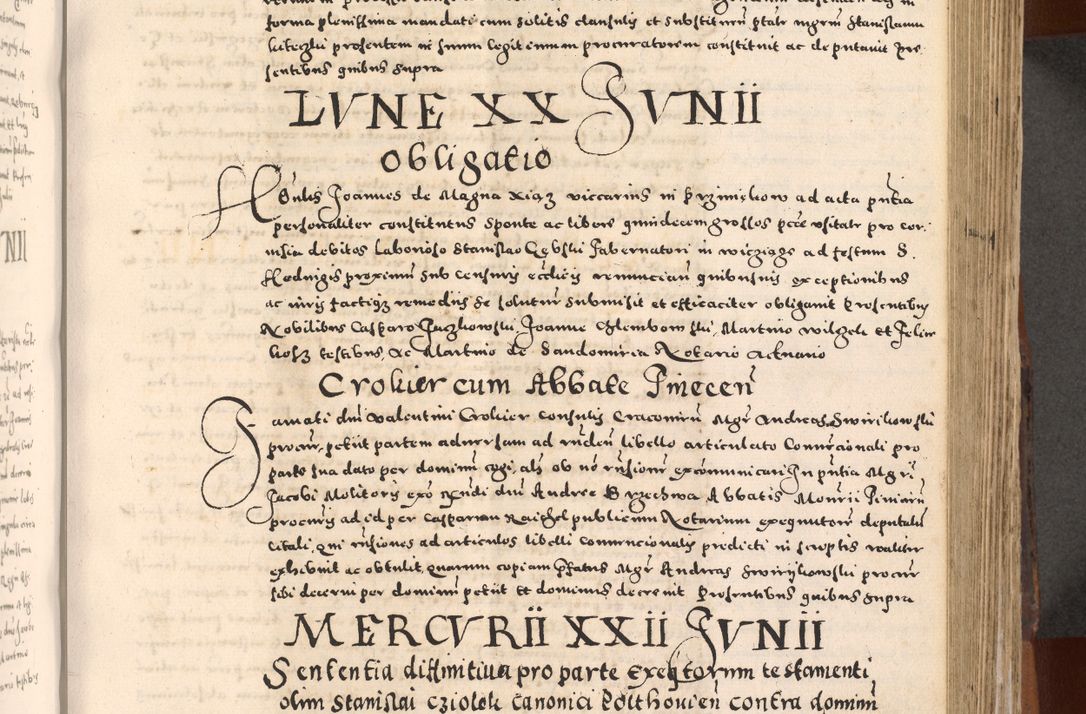 Zdjęcie nr 315 dla obiektu archiwalnego: [Liber actorum, vicariatus et officialatus Cracoviensis ad annum Domini 1574 et seqventes]