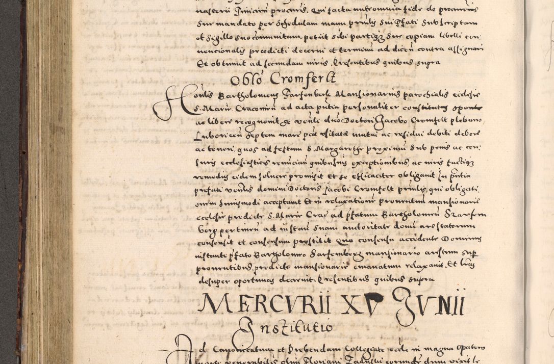 Zdjęcie nr 310 dla obiektu archiwalnego: [Liber actorum, vicariatus et officialatus Cracoviensis ad annum Domini 1574 et seqventes]