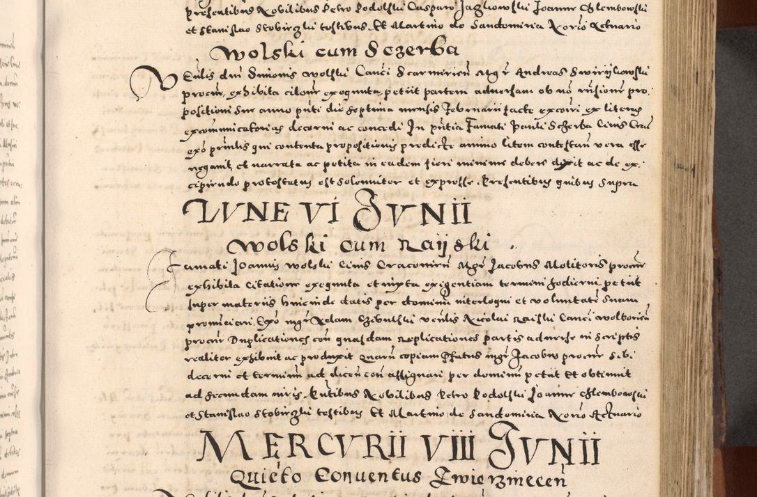 Zdjęcie nr 307 dla obiektu archiwalnego: [Liber actorum, vicariatus et officialatus Cracoviensis ad annum Domini 1574 et seqventes]