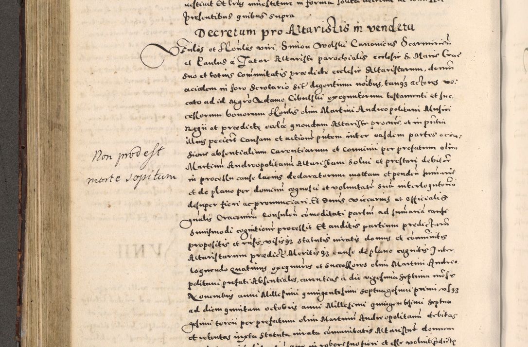 Zdjęcie nr 306 dla obiektu archiwalnego: [Liber actorum, vicariatus et officialatus Cracoviensis ad annum Domini 1574 et seqventes]